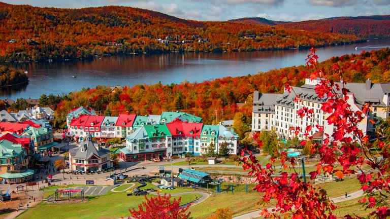 Mont Tremblant during the scenic autumn months